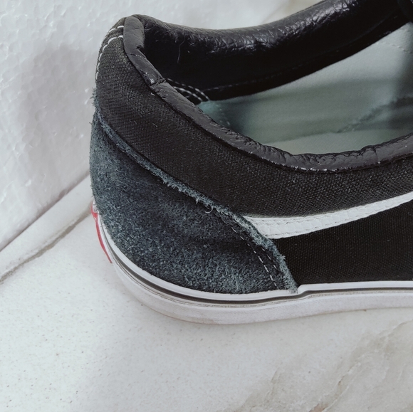 Vans Men's Old Skool Black Suede Canvas Low Skate Shoes Sneakers, Sz 10 - Picture 9 of 10